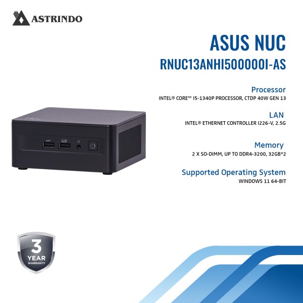 Intel NUC 13 Pro i5 Mini PC Barebone product image 2
