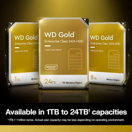 Western Digital Gold 18TB Enterprise Hard Drive view 2 Western Digital Gold 18TB Enterprise Hard Drive product image 2