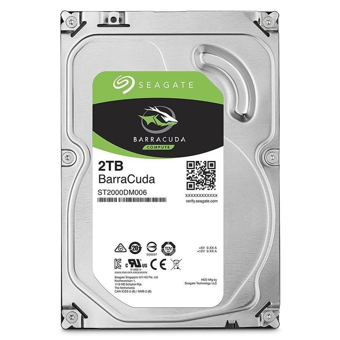 Seagate BarraCuda 2TB Desktop Hard Drive product image 1