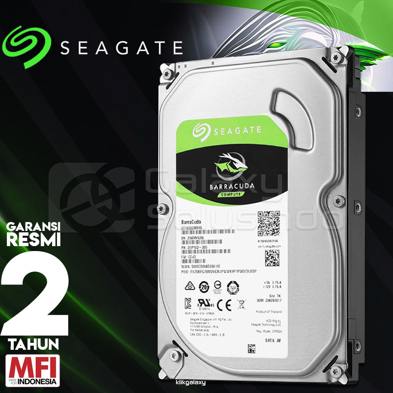 Seagate BarraCuda 2TB Desktop Hard Drive product image 2