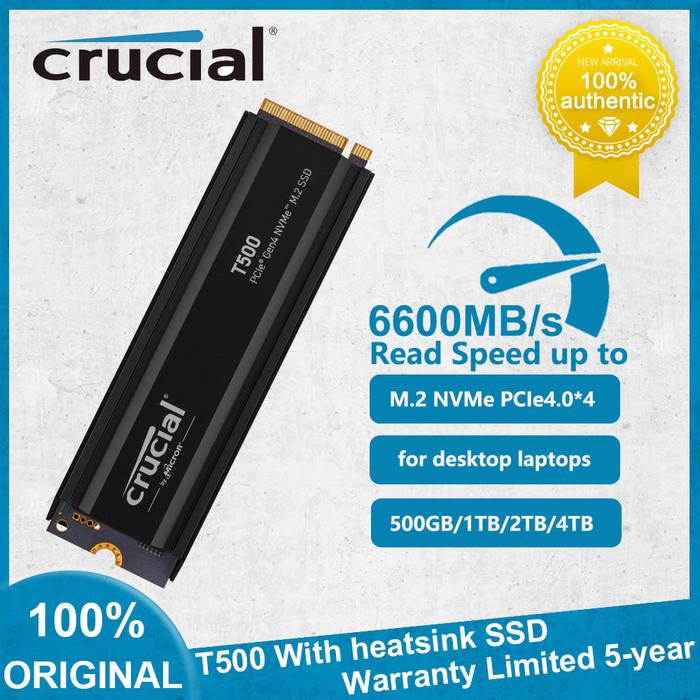 Crucial T500 2TB NVMe SSD product image 1