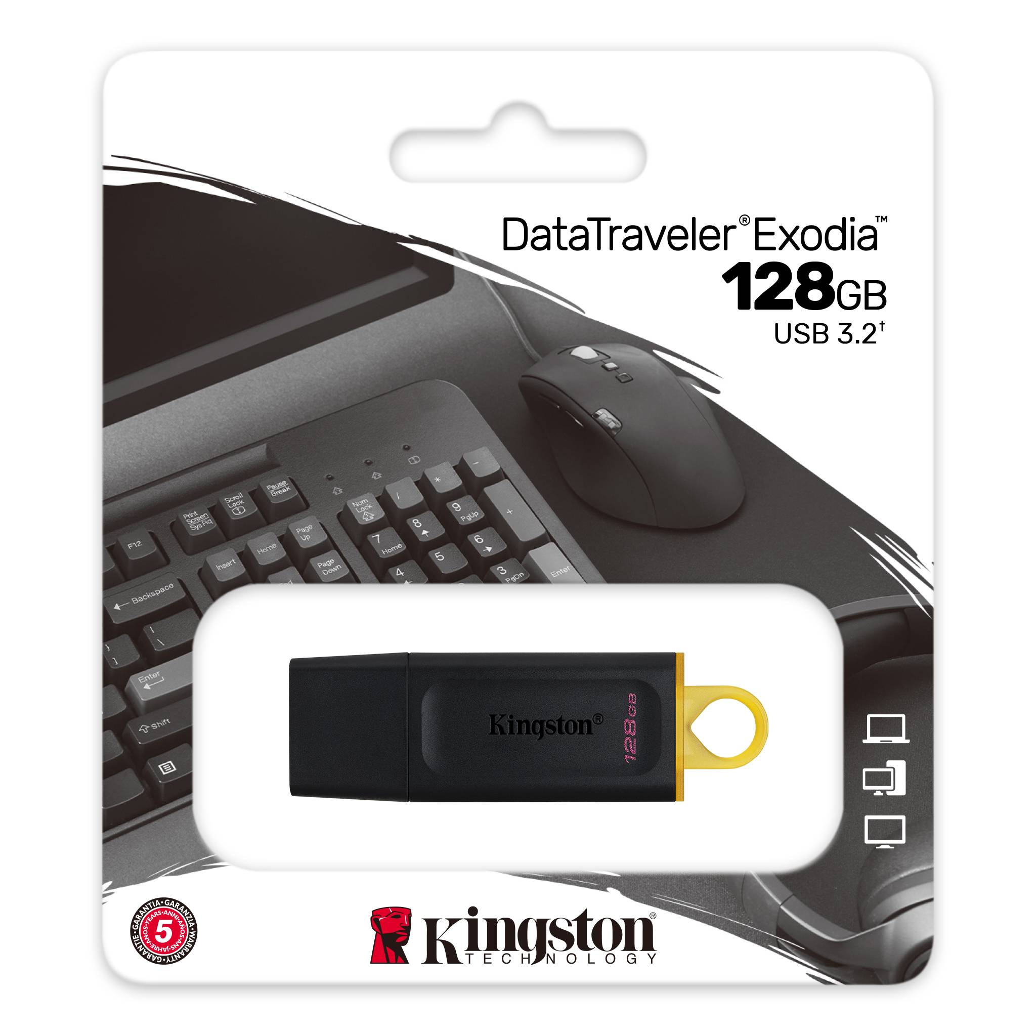 Kingston DataTraveler Exodia 128GB USB Flash Drive product image 1