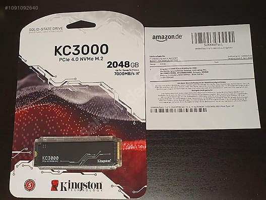 Kingston KC3000 2TB NVMe SSD view 3 Kingston KC3000 2TB NVMe SSD product image 3