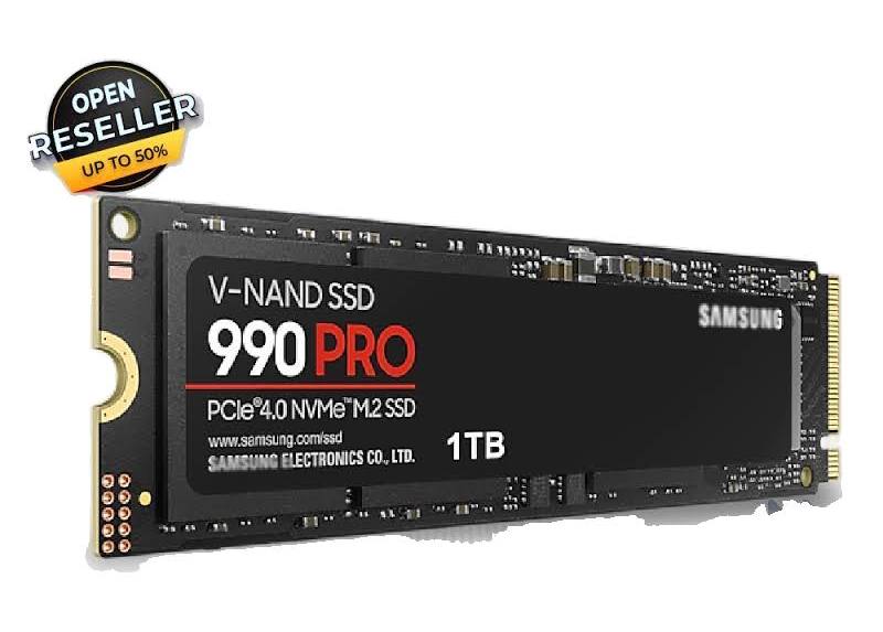 Samsung 990 PRO 1TB NVMe SSD product image 1
